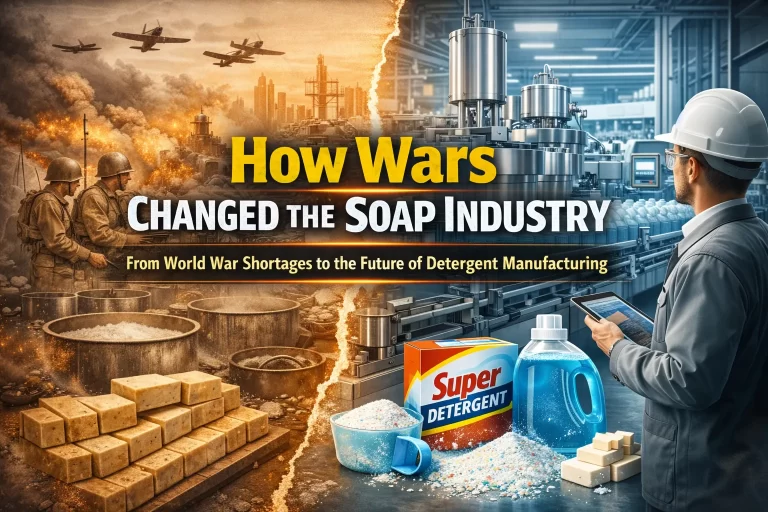 War Innovation in Soap & Detergent Industry | History to Modern Manufacturing