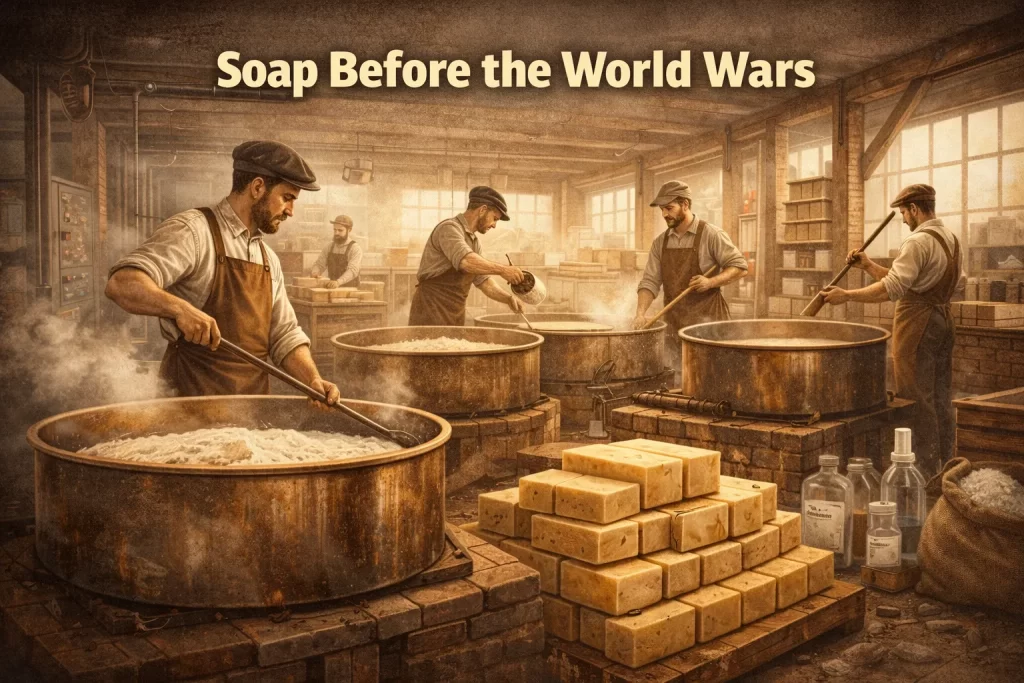 Traditional Soap Manufacturing Before Global Wars